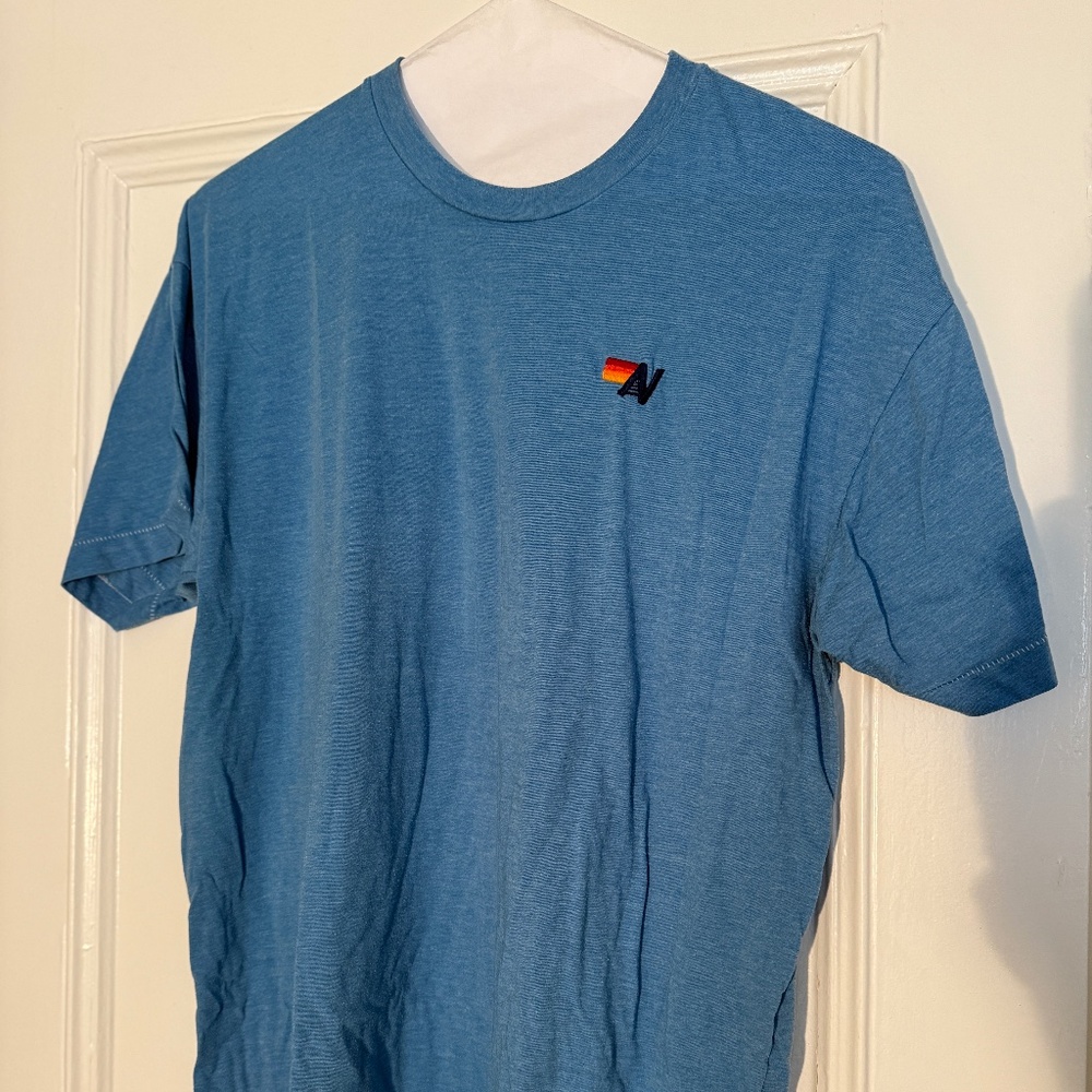 Men's Aviator Nation Basic Tee in Light Blue size XL